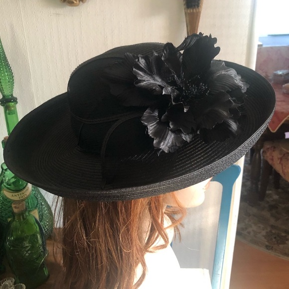 Vintage BETMAR Black Derby Hat main image 6